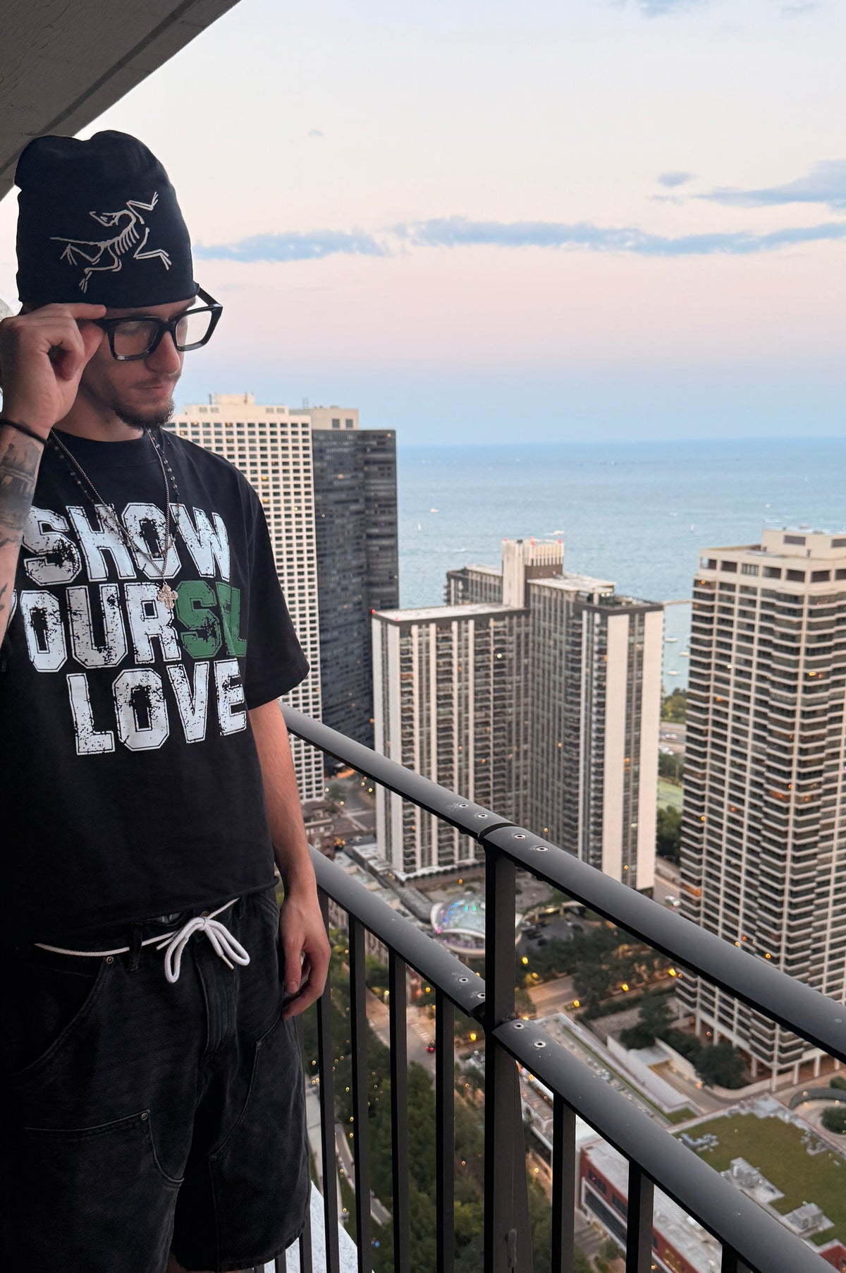Show Yourself Love Black Tee
