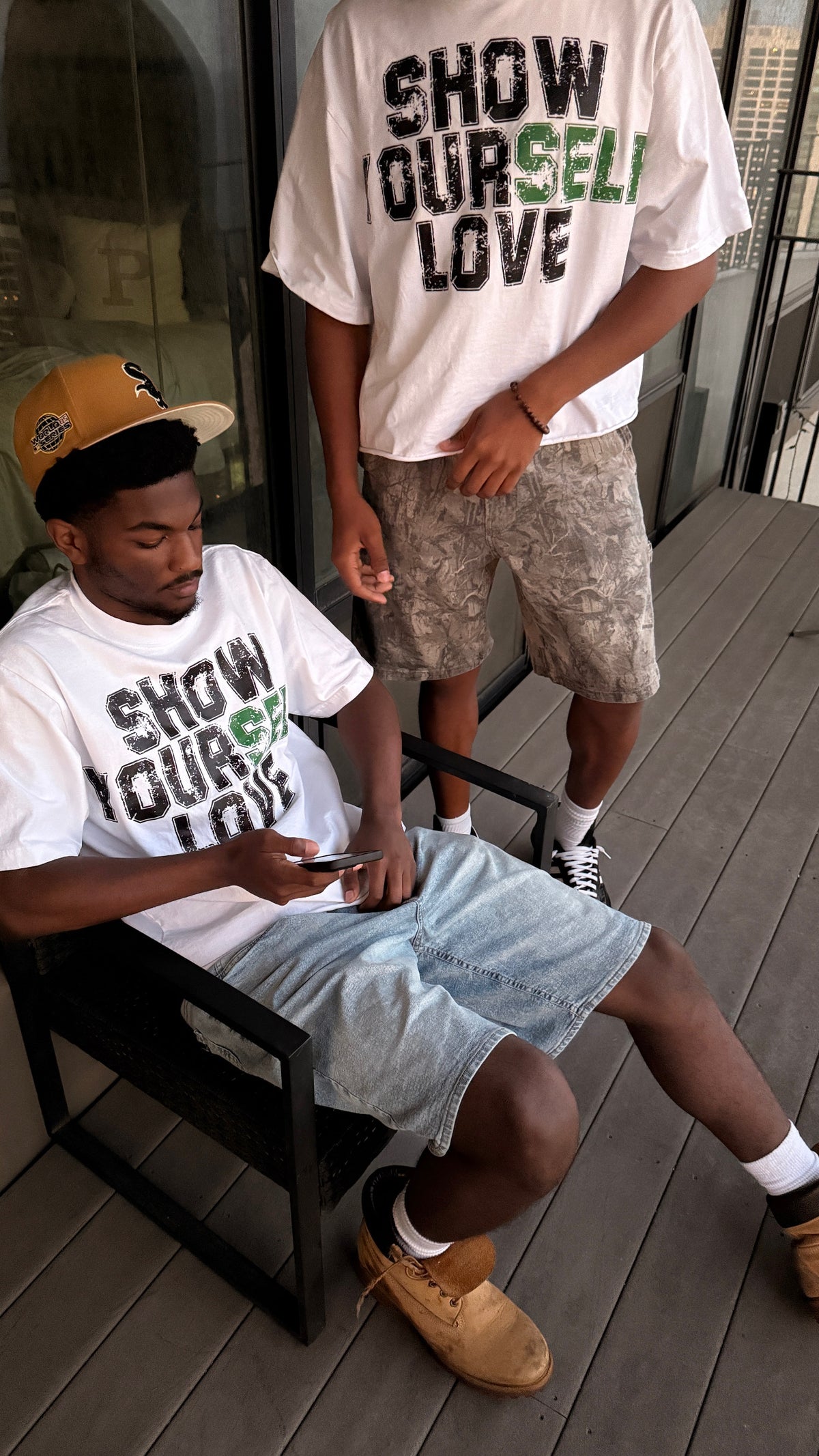White & Black Show Yourself Love Tees