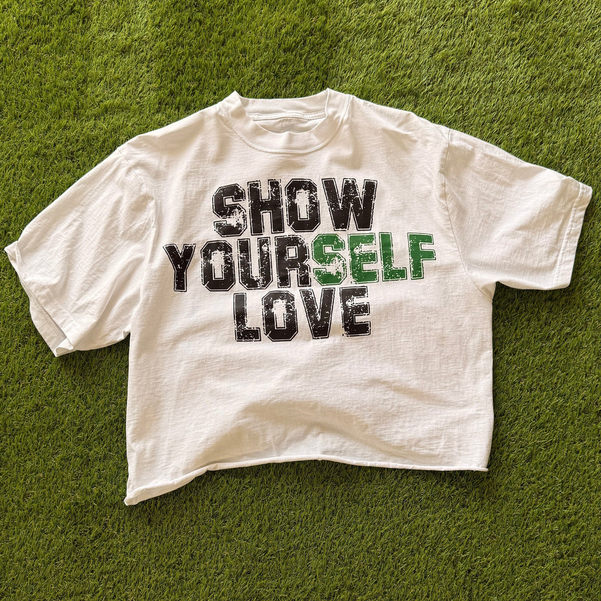 Show Yourself Love White Tee