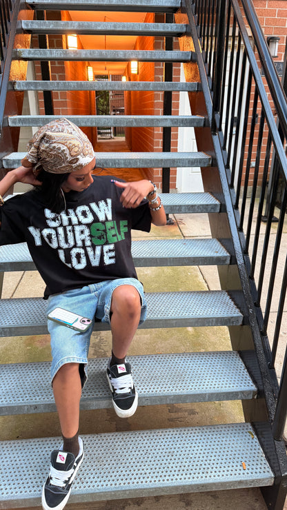 Show Yourself Love Black Tee