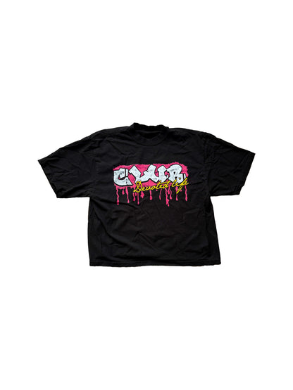 Club Devoted Graffiti Tee Black
