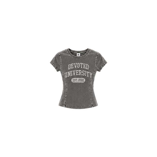 Devoted University Women's Baby Tee