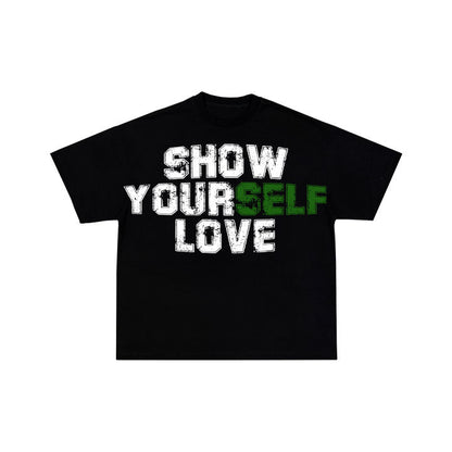 Show Yourself Love Black Tee