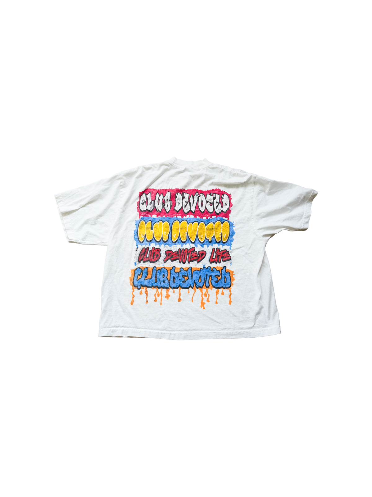 Club Devoted Graffiti Tee White