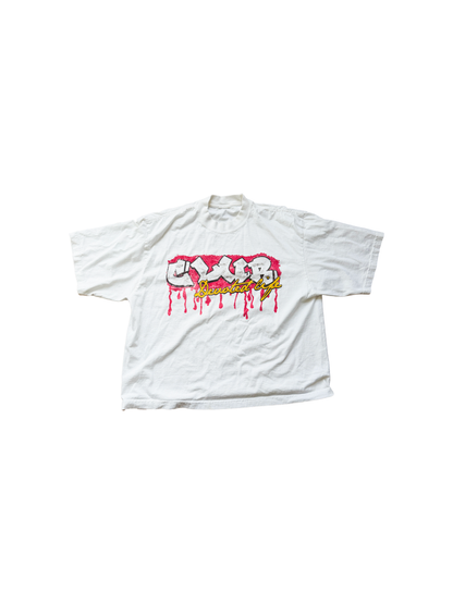 Club Devoted Graffiti Tee White